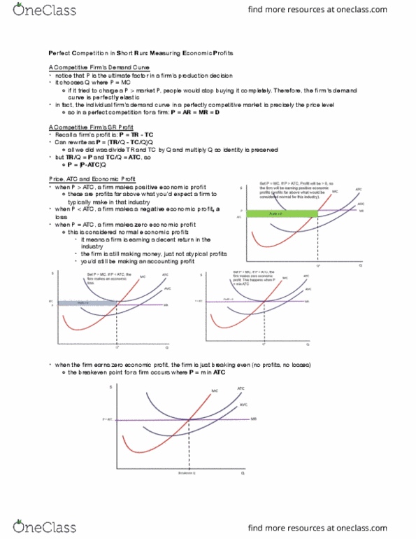 ECON 1B03 Lecture Notes - Lecture 8: Perfect Competition, Root Mean Square, Demand Curve thumbnail