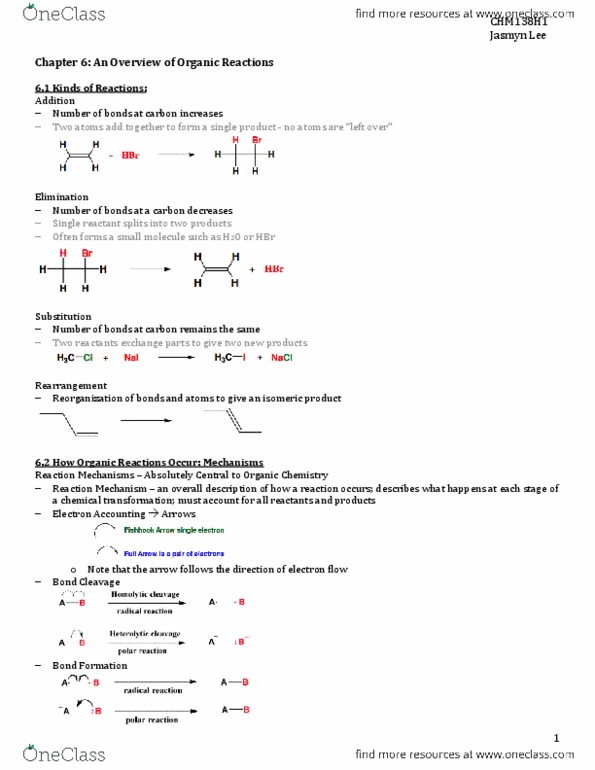 CHM136H1 Chapter Notes - Chapter 6: Gibbs Free Energy, Ethylene, Bromine thumbnail