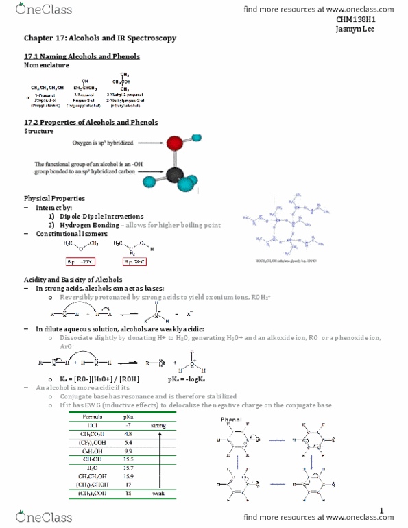 CHM136H1 Chapter Notes - Chapter 17: Dichloromethane, Phenazopyridine, Periodinane thumbnail
