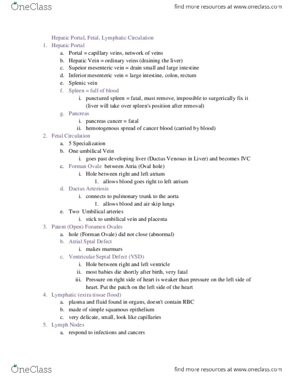 BIOL 065 Lecture Notes - Neutrophil, Chemotherapy, Edema thumbnail