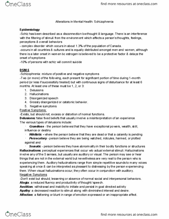 NURSING 3PA2 Lecture Notes - Lecture 3: Extrapyramidal Symptoms, Neurotrophic Factors, Positron Emission Tomography thumbnail