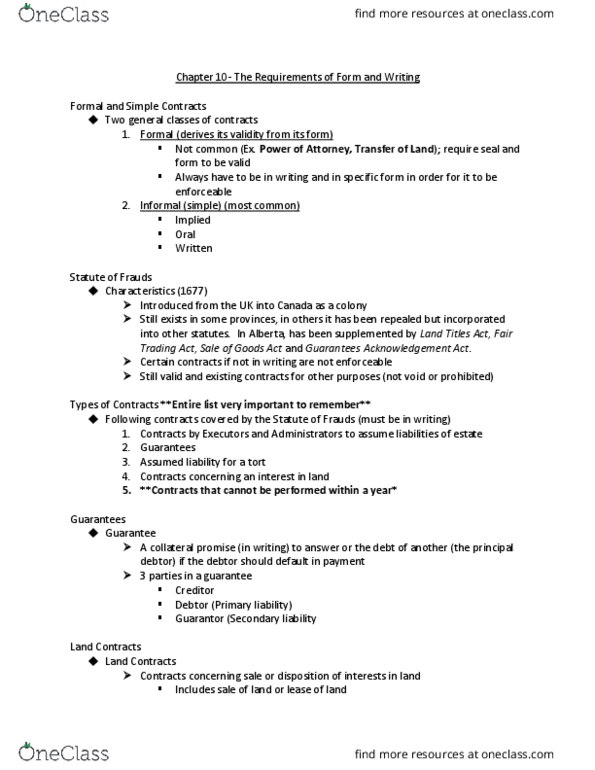 BSEN 395 Lecture Notes - Lecture 3: Secondary Liability thumbnail