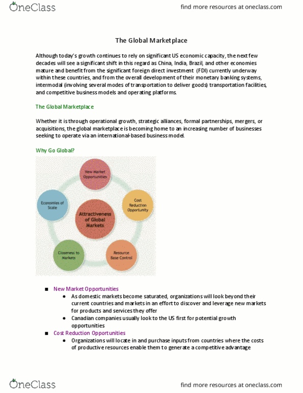 MGM102H5 Chapter Notes - Chapter 6: Foreign Direct Investment, Outsourcing, Protectionism thumbnail