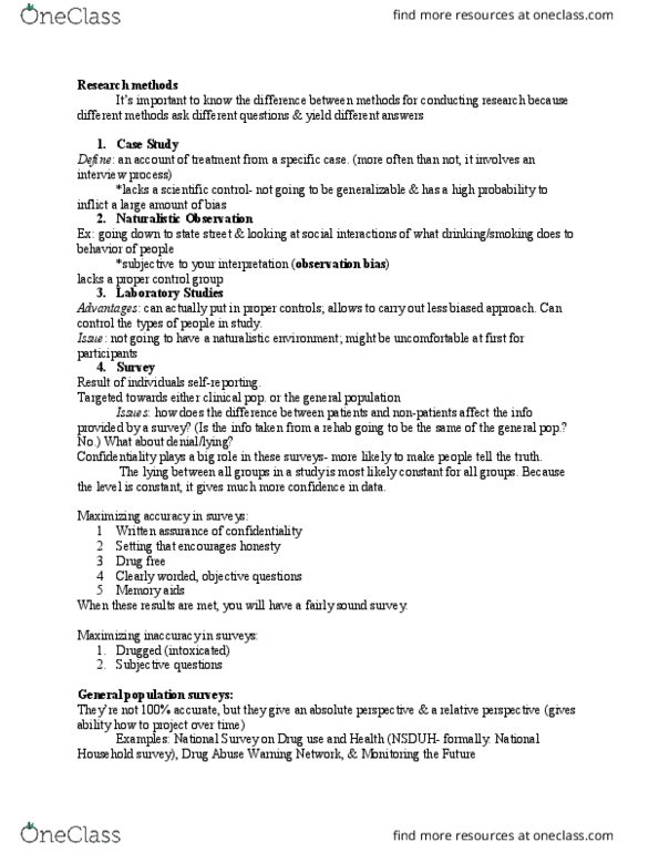 PSYC 330 Lecture Notes - Lecture 3: Scientific Control, Hallucinogen thumbnail