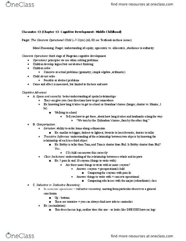 PSYCH 212 Lecture Notes - Lecture 13: Simple Algebra, Inductive Reasoning, Deductive Reasoning thumbnail