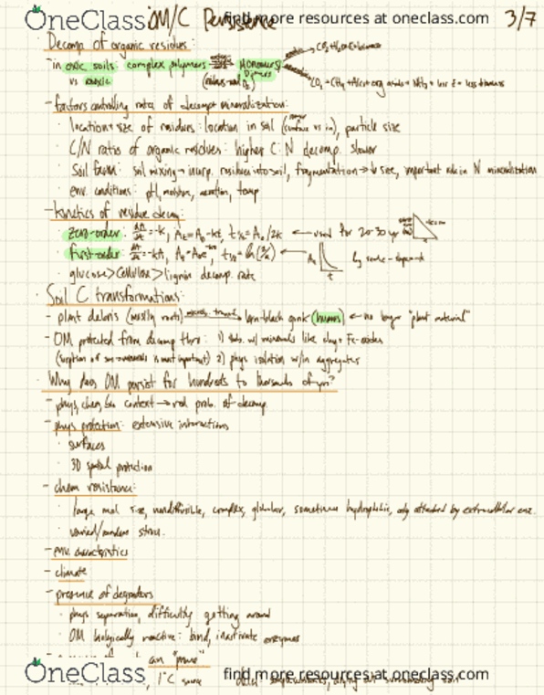 ESPM 131 Lecture Notes - Lecture 19: Sorption, Humus, Aeration thumbnail