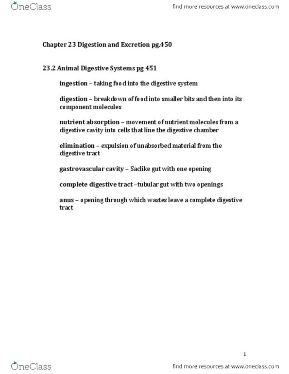 Biology 1225 Chapter Notes - Chapter 23: Emulsion, Antidiuretic, Ureter thumbnail