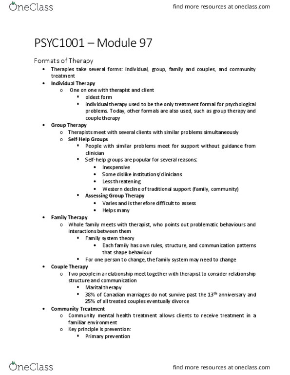 PSYC 1001 Chapter 97: PSYC1001 – Module 97 thumbnail