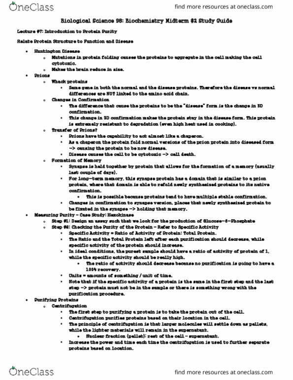 BIO SCI 98 Chapter Notes - Chapter 9-10: Hexokinase, Relate, Reversible Reaction thumbnail