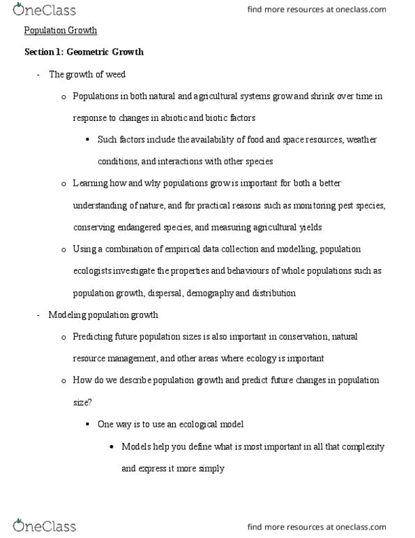 Biol Study Guide Winter Final Demographic Transition