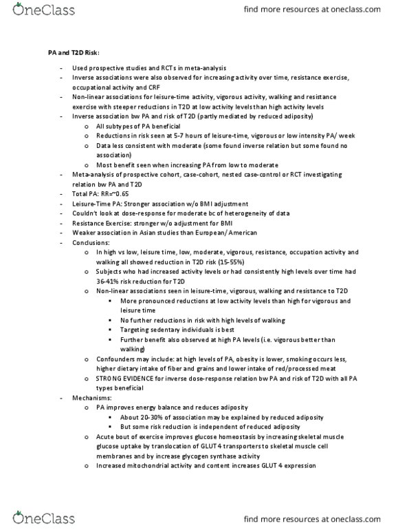 KNPE 255 Lecture Notes - Lecture 8: Strength Training, Inverse Relation, Meta-Analysis thumbnail