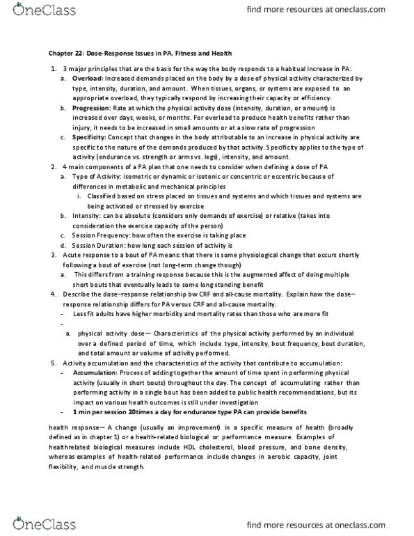 KNPE 255 Chapter Notes - Chapter 22: High-Density Lipoprotein, Bone Density thumbnail