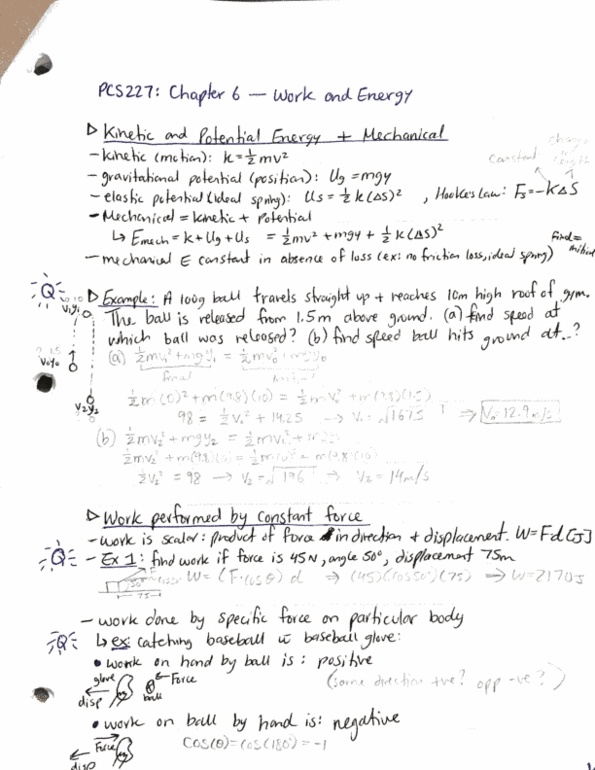 Class Notes For Raffi Karshafian Oneclass