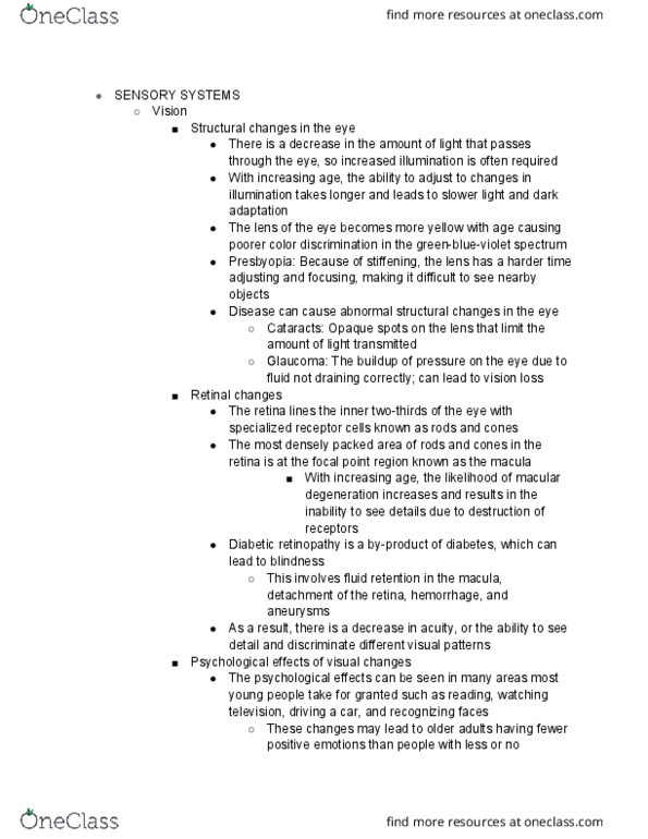 PSY 384 Lecture Notes - Lecture 3: Diabetic Retinopathy, Macular Degeneration, Presbyopia thumbnail