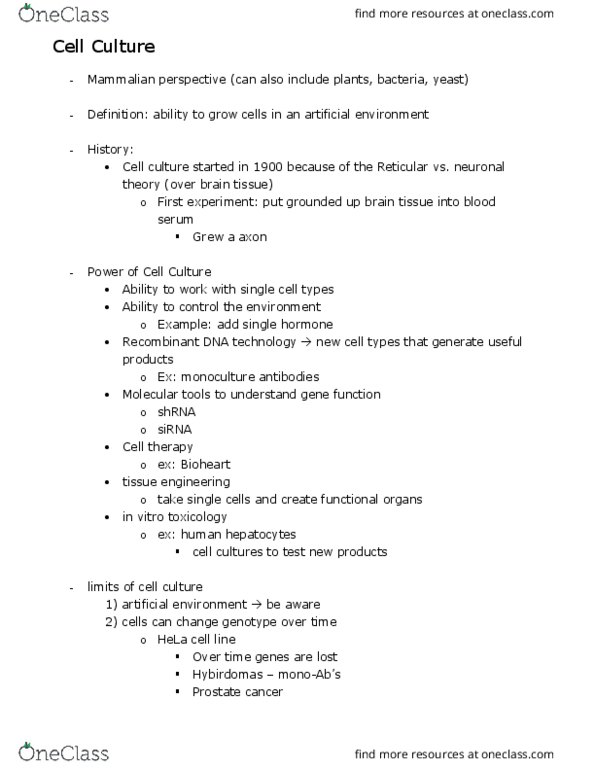 BIOL 311 Lecture 15: Note (15) thumbnail