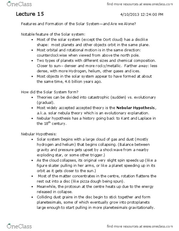 AS101 Lecture Notes - Lecture 15: Spectroscopy, Magnetic Braking, Doppler Spectroscopy thumbnail