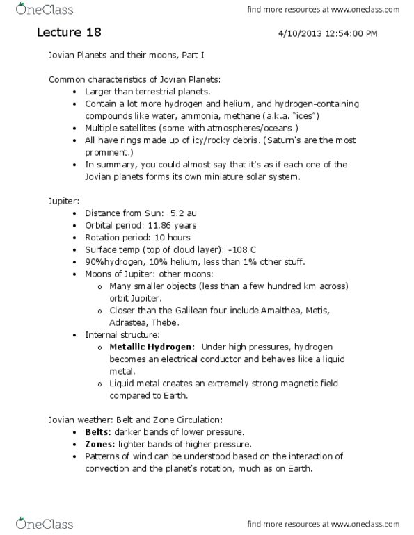 AS101 Lecture Notes - Lecture 18: Roche Limit, Galilean Moons, Metallic Hydrogen thumbnail