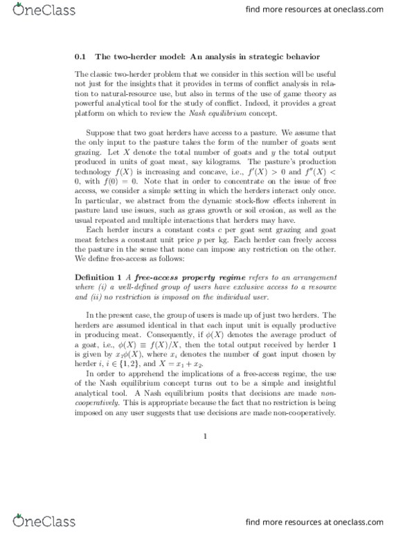 ECO 4193 Lecture Notes - Lecture 3: Nash Equilibrium, Best Response, Equilibrium Point thumbnail