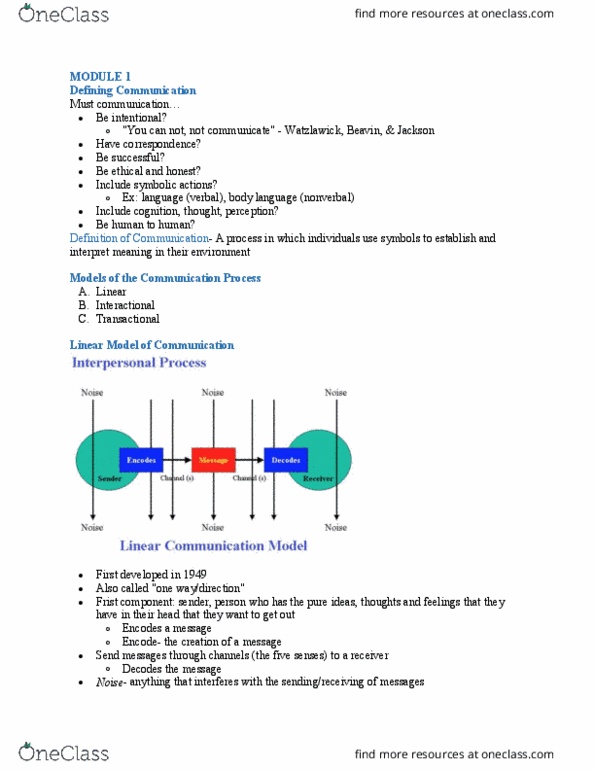 COMM 250 Lecture 1: COMM250- Module 1 Lecture Notes thumbnail