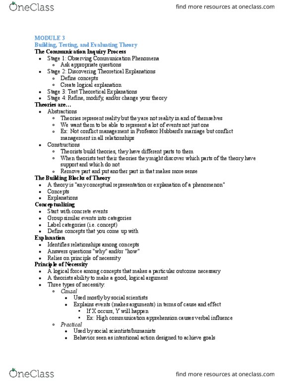 COMM 250 Lecture Notes - Lecture 3: Communication Monographs thumbnail