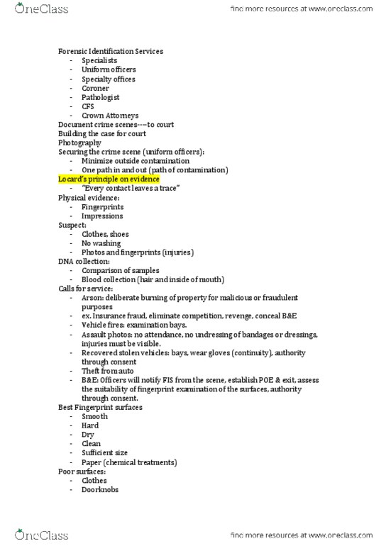 FSC239Y5 Lecture Notes - Dysplasia, Syndactyly, Dermis thumbnail