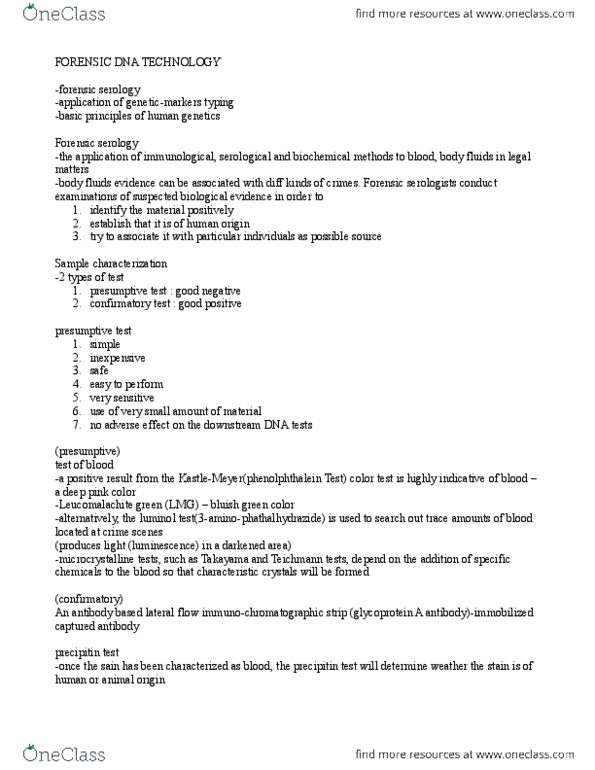 FSC239Y5 Lecture Notes - Starch, Iodine Test, Red Blood Cell thumbnail