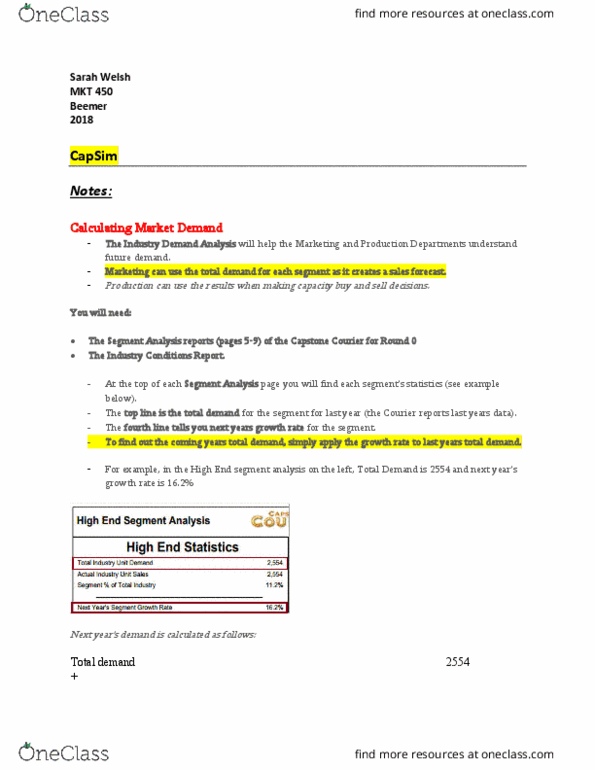 MKT-450 Lecture 14: Calculating Market Demand, Capacity Analysis, thumbnail