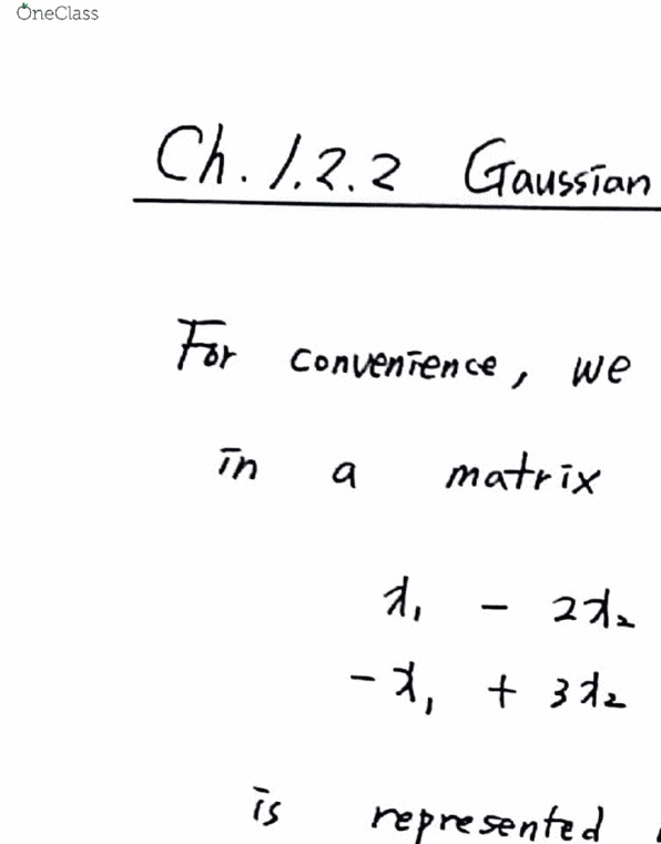 MATH 1025 Lecture 9: Gaussian Elimination thumbnail
