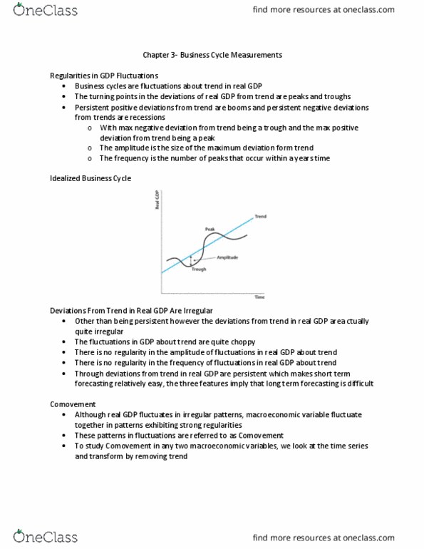ECON 2HH3 Lecture Notes - Lecture 3: Time Series thumbnail
