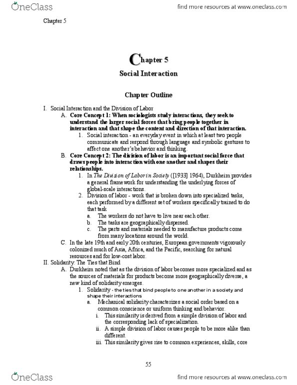 01:920:101 Lecture Notes - Role Conflict, Role Theory, Impression Management thumbnail