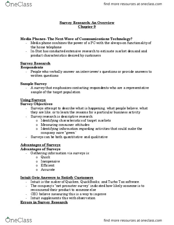 BUS 300 Lecture Notes - Lecture 7: Quickbooks, Quicken, Intuit thumbnail