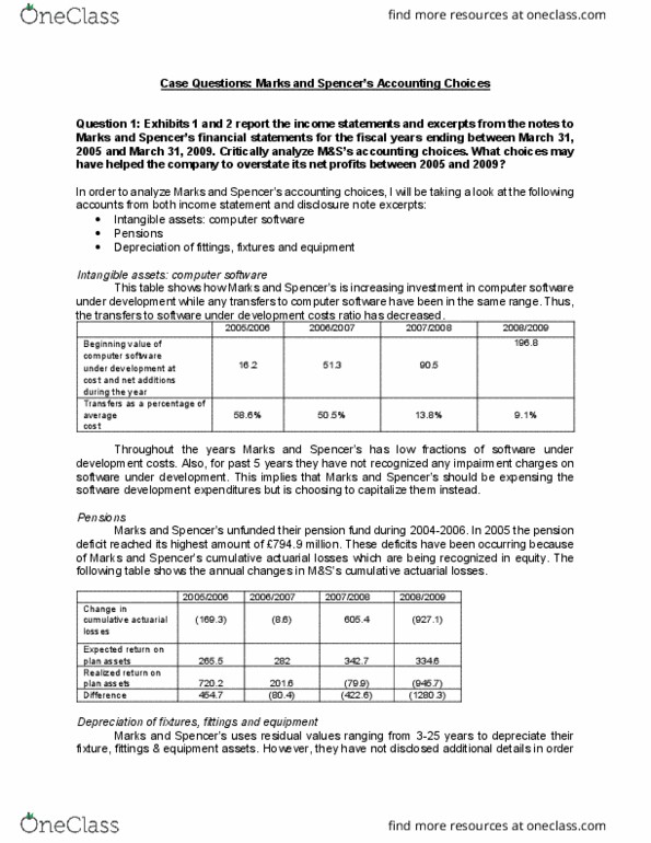 BU527 Lecture Notes - Lecture 7: Pension, Expected Return, Financial Statement thumbnail