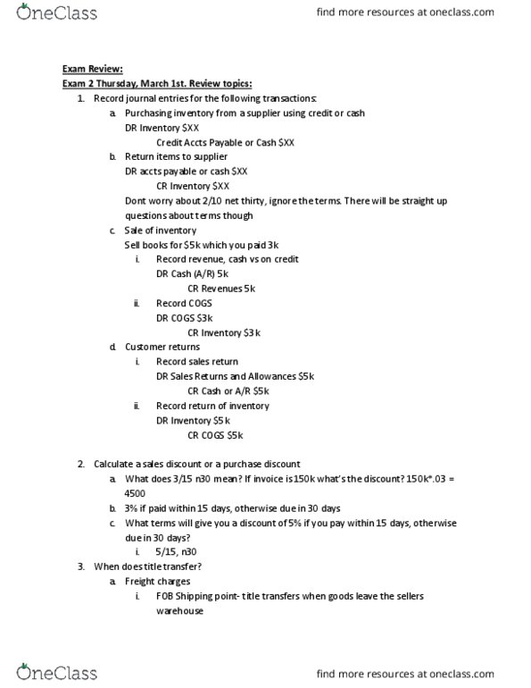 ACC 231 Lecture Notes - Lecture 12: Financial Statement, Current Liability, Promissory Note thumbnail