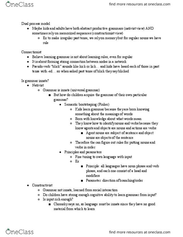 LING 3P61 Lecture Notes - Lecture 5: Sociolinguistics, Noam Chomsky, Narrative Structure thumbnail