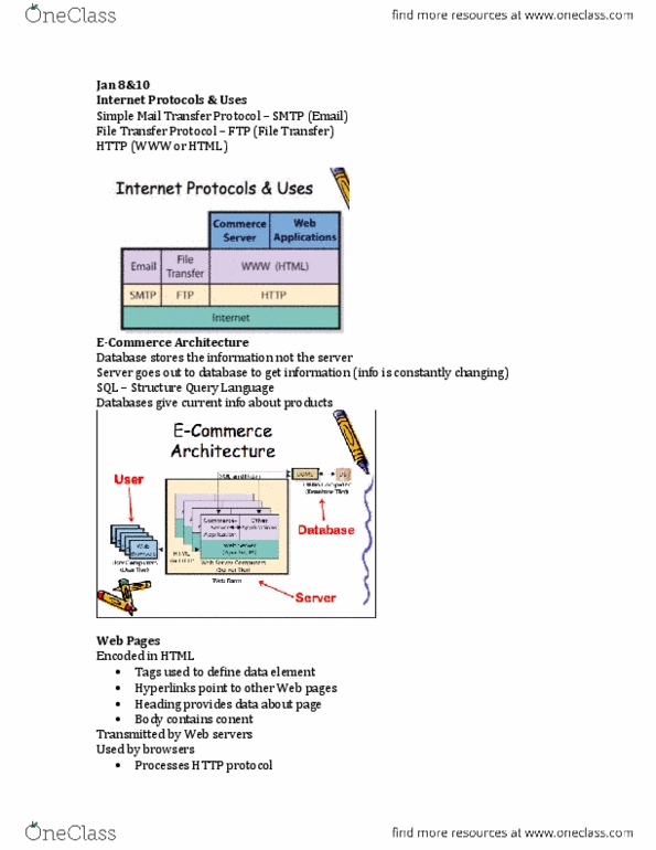 Computer Science 1032A/B Lecture Notes - Gif, Uniform Resource Locator, Joint Photographic Experts Group thumbnail