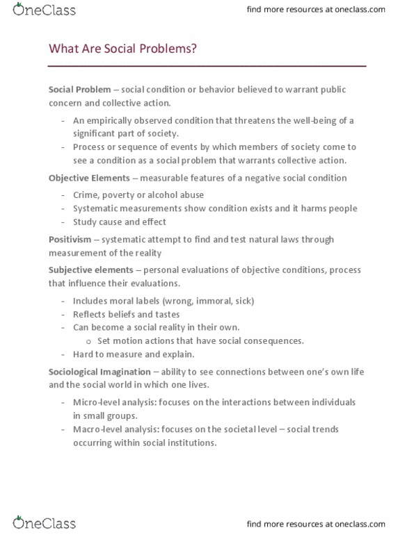 SOC 2106 Lecture Notes - Lecture 1: Symbolic Interactionism, Bourgeoisie, Group Cohesiveness thumbnail