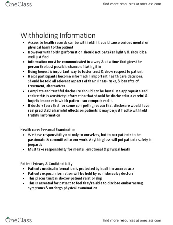 EN 1002 Lecture 5: Withholding Information thumbnail