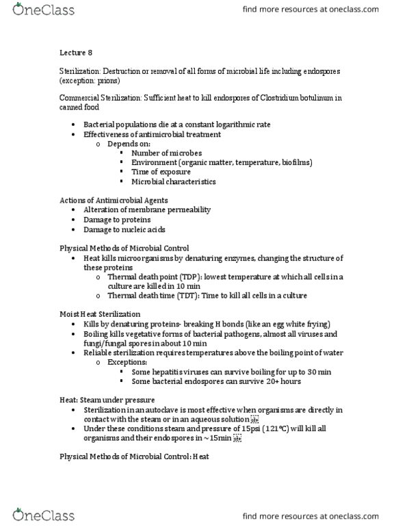 ENH 222 Lecture Notes - Lecture 8: Ciprofloxacin, Trimethoprim, Organic Compound thumbnail