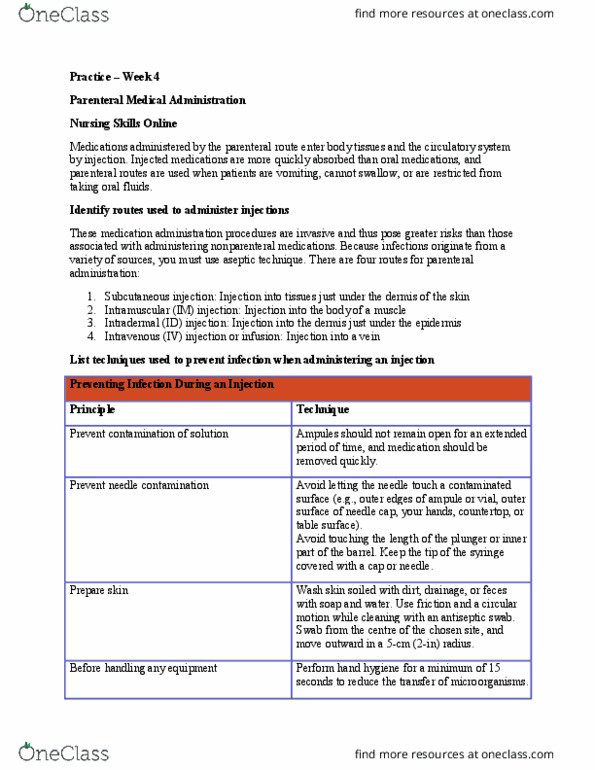 NSE11 Lecture Notes - Lecture 4: Deltoid Muscle, Sharps Waste, Needlestick Injury thumbnail