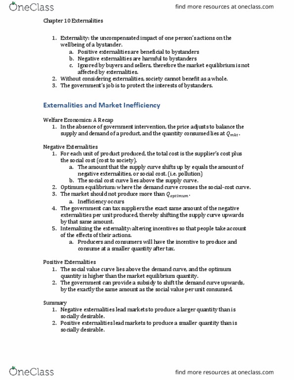 ECON 1 Lecture Notes - Lecture 10: Pigovian Tax, Tax Deduction, Smog thumbnail