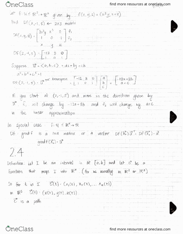 MATH 23A Lecture 10: Chapter 2.4 thumbnail