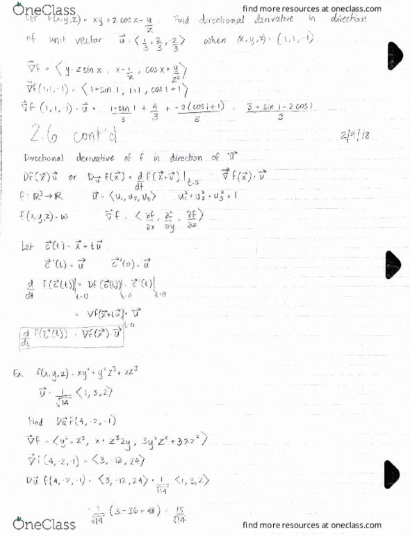 MATH 23A Lecture 14: Chapter 2.6 Continued thumbnail
