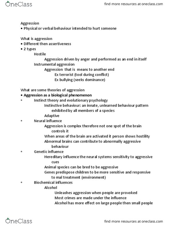 PSYC 241 Chapter Notes - Chapter 9: Corporal Punishment, Confounding, Observational Learning thumbnail