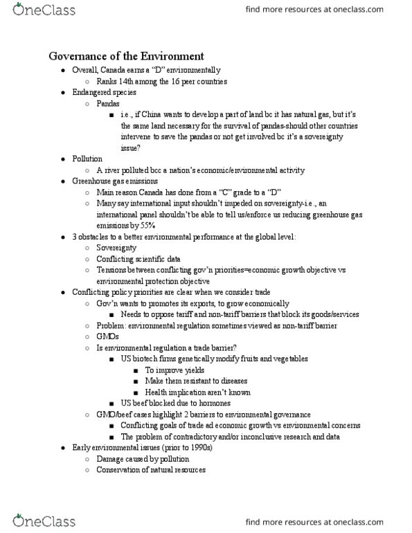 PO102 Lecture Notes - Lecture 16: Partial Nuclear Test Ban Treaty, United Nations Environment Programme, Exclusive Economic Zone thumbnail