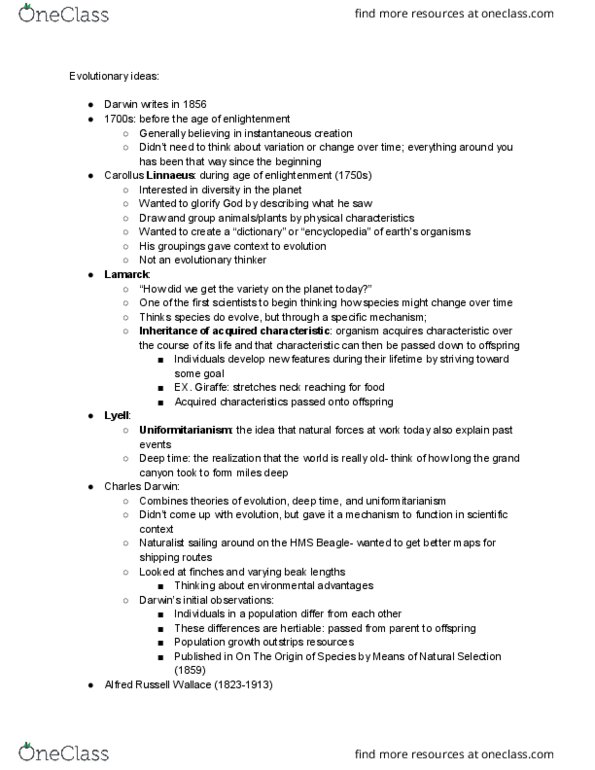 ANTH 103 Lecture Notes - Lecture 3: Meiosis, Trisomy, Lichen thumbnail