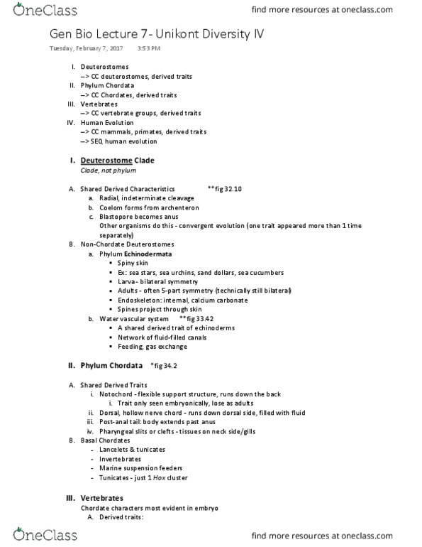 01:119:116 Lecture Notes - Lecture 4: Hagfish, Actinistia, Agnatha thumbnail