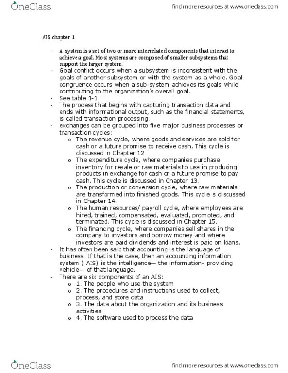 ADM 4346 Chapter Notes -Miscellaneous Symbols, Reveal System, System Context Diagram thumbnail