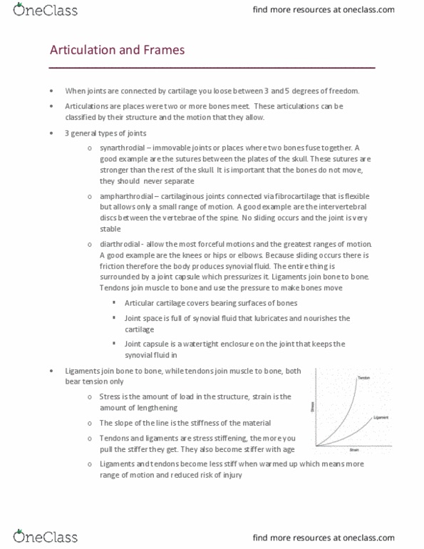 Kinesiology 2241A/B Lecture 5: Articulation and Frames thumbnail