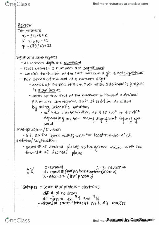 CHM 2045 Lecture 9: review of significant figures thumbnail