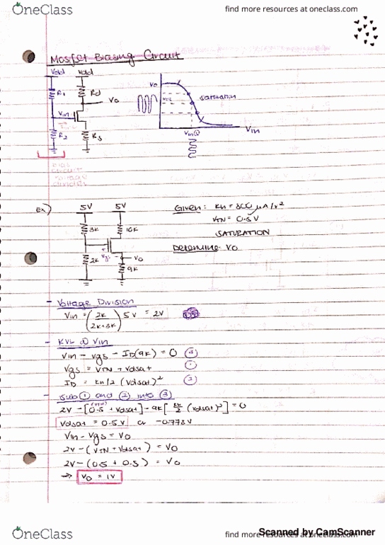 ECE 220 Lecture 16: MOSFET Biasing Circuit, Current Mirrors thumbnail